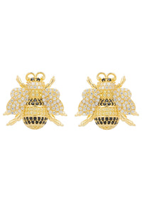 Thumbnail for LATELITA - Bumble Bee Stud Earrings Gold -