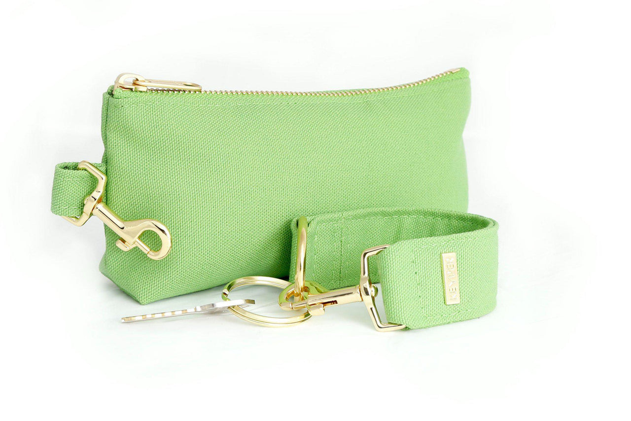 Keyper - Green CANVAS 2-Piece KEYPIT Set • Wristlet - 6 OPTIONS -