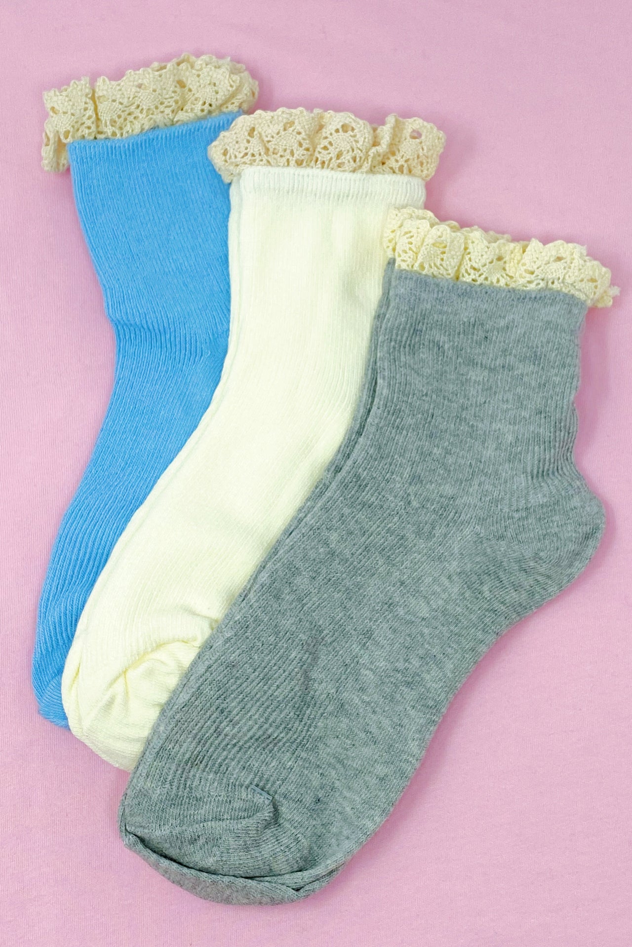 Ellison & Young - Lace Edge Sock Set -