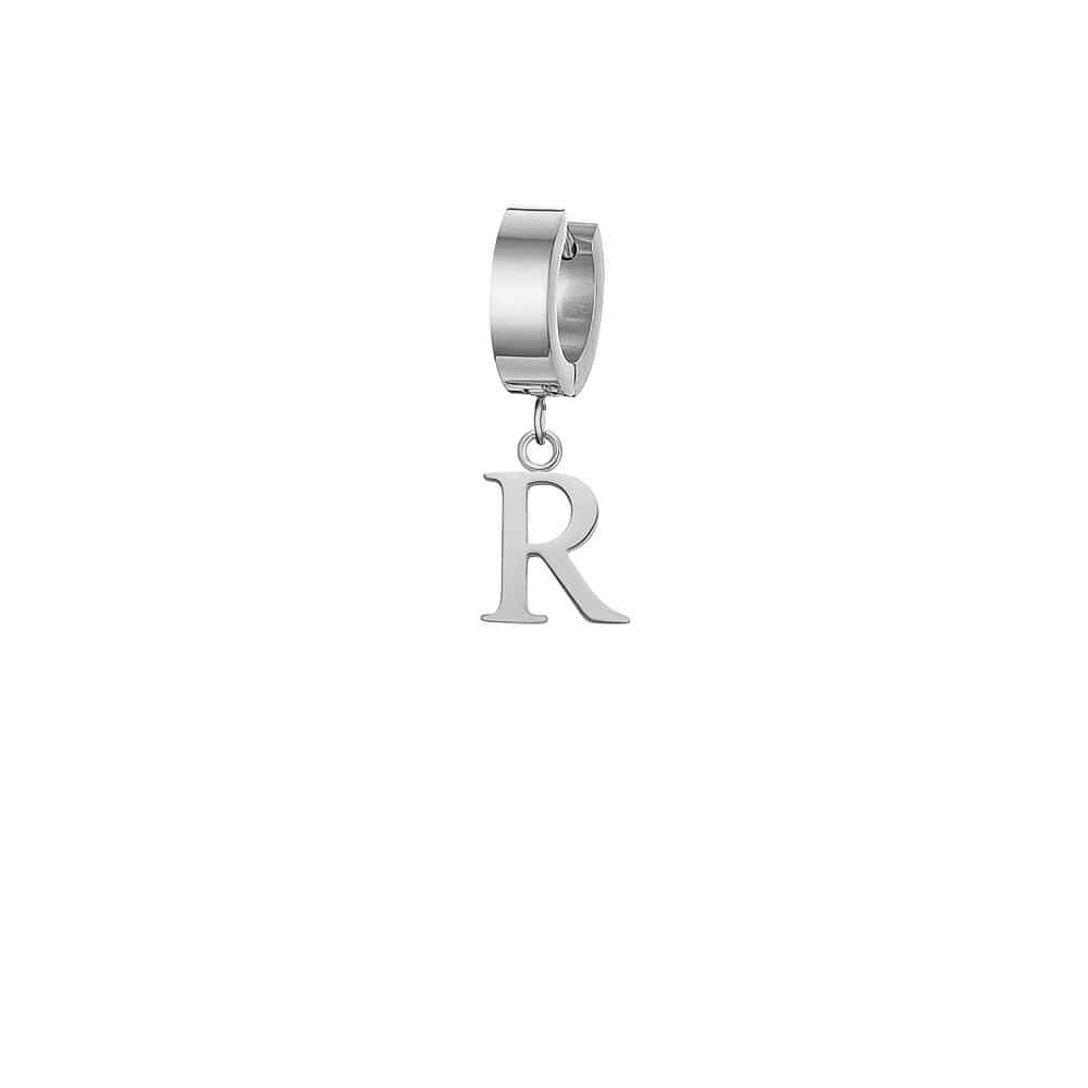 Mister - Initial Earring - ALL 26 LETTERS - 3 COLORS -