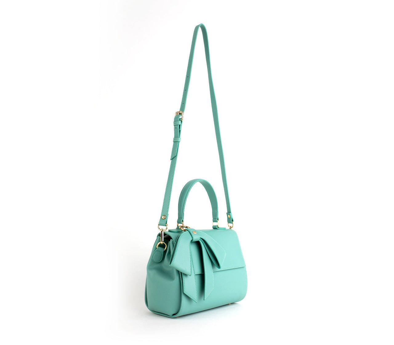 GUNAS NEW YORK - Cottontail - Cyan Vegan Leather Bag - 1 COLOR -