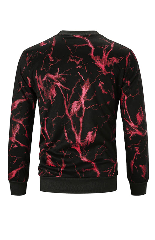 Men's Fashion Casual Print Sweatshirt - K - 3 COLORS -