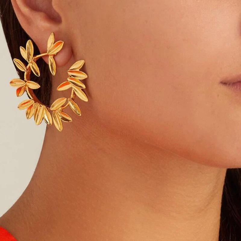 ClaudiaG - Wreath Earrings - 2 FINISHES -