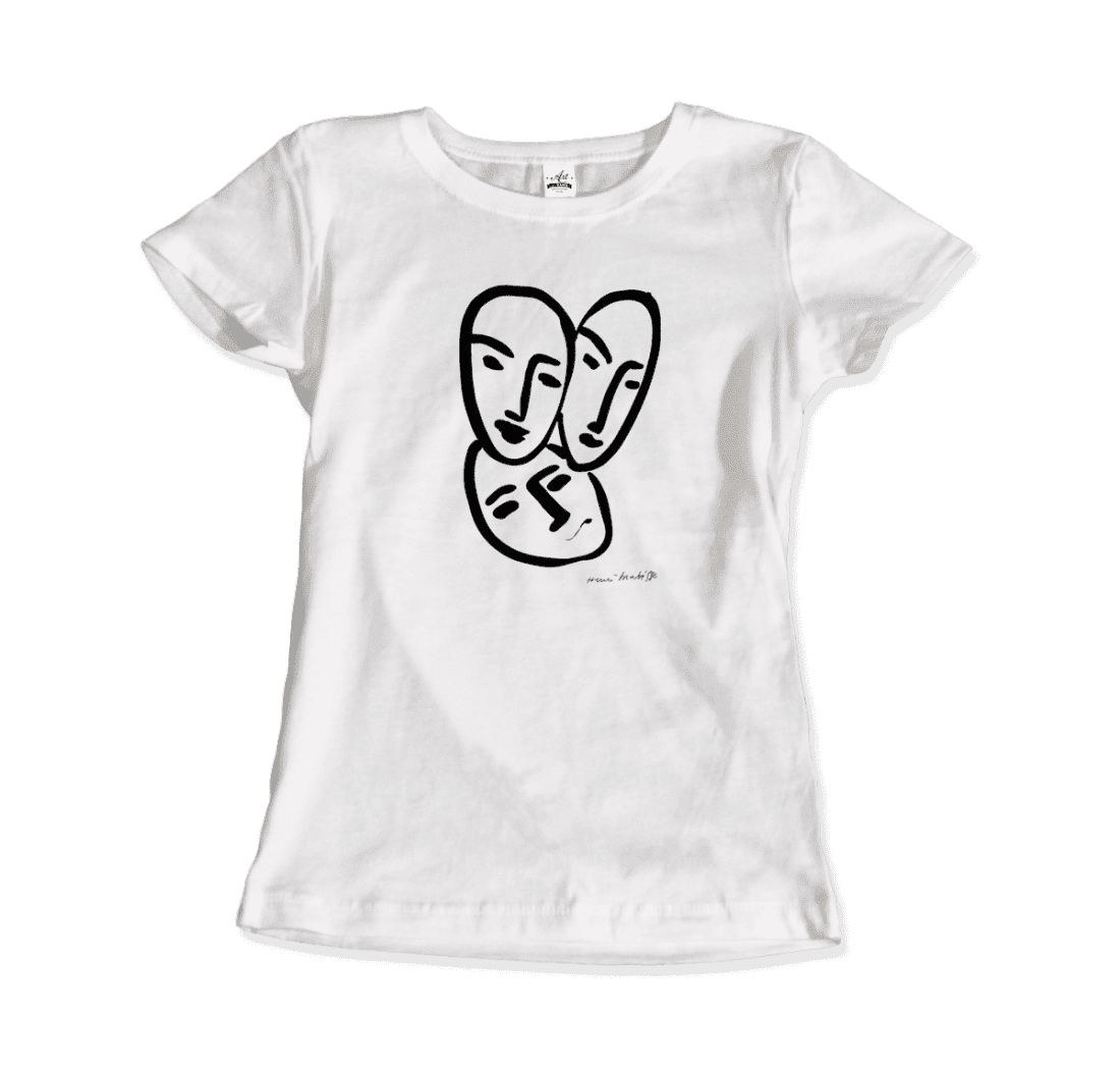 Henri Matisse Apollinaire Three Heads to Friendship 1952 Art T-Shirt - 6 COLORS -