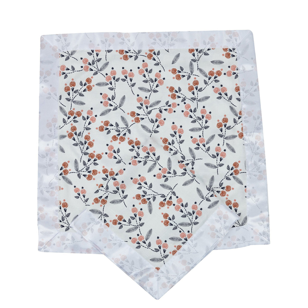 Newcastle - Dahlia Floral Bamboo Muslin Security Baby Blankie -