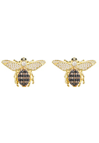 Thumbnail for LATELITA - Honey Bee Stud Earrings Gold -