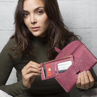 Thumbnail for ClaudiaG - Wealthy Leather Wallet - Red - 1 COLOR -