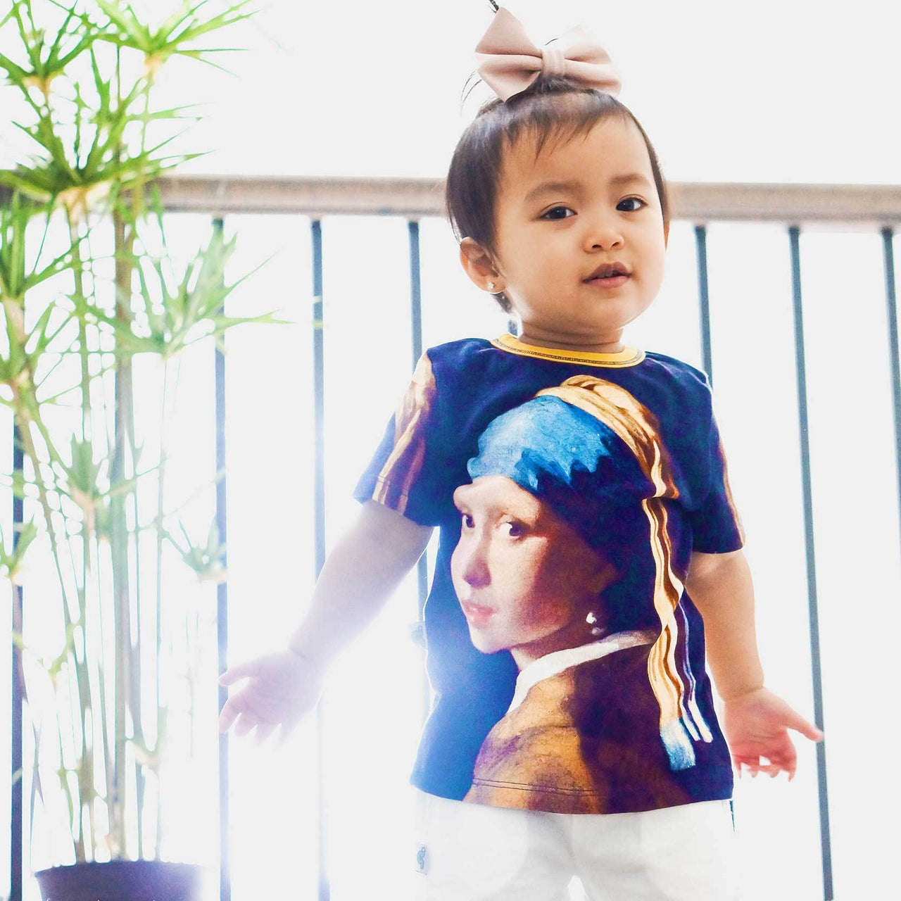 Graphic Tee - Lil Kid - Vermeer, Girl With a Pearl Earring - 1 COLOR -