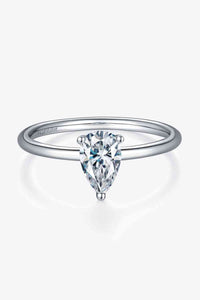 Thumbnail for 1 Carat Moissanite 925 Sterling Silver Solitaire Ring