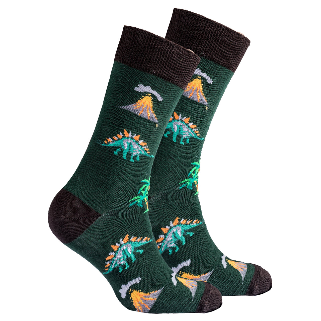 Men's Dinosaur Socks - 1 COLOR -