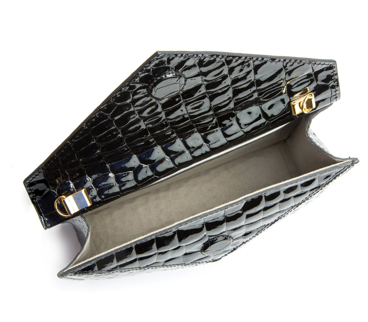 GUNAS NEW YORK - About Last Night - Black Vegan Clutch -1 COLOR -