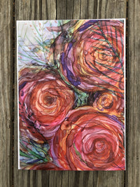 Thumbnail for Pink Roses : Greeting Card - 5