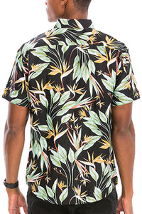 Thumbnail for WEIV - Digital Print Hawaiian Short Sleeve Shirt -