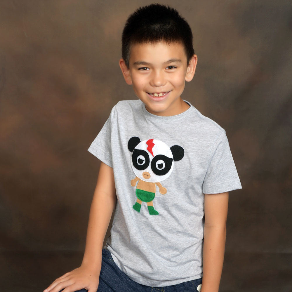 Lucha Panda Kids T-Shirt - 1 COLOR -