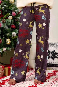 Thumbnail for Christmas Straight Leg Pants - T - 3 COLORS -