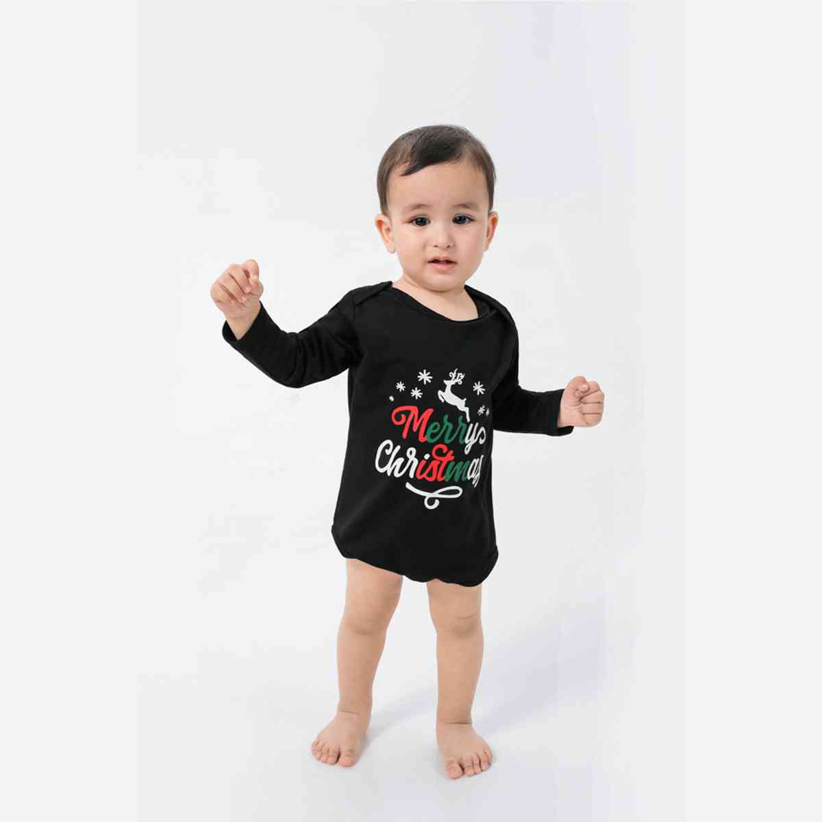 BABY MERRY CHRISTMAS Graphic Bodysuit - T -