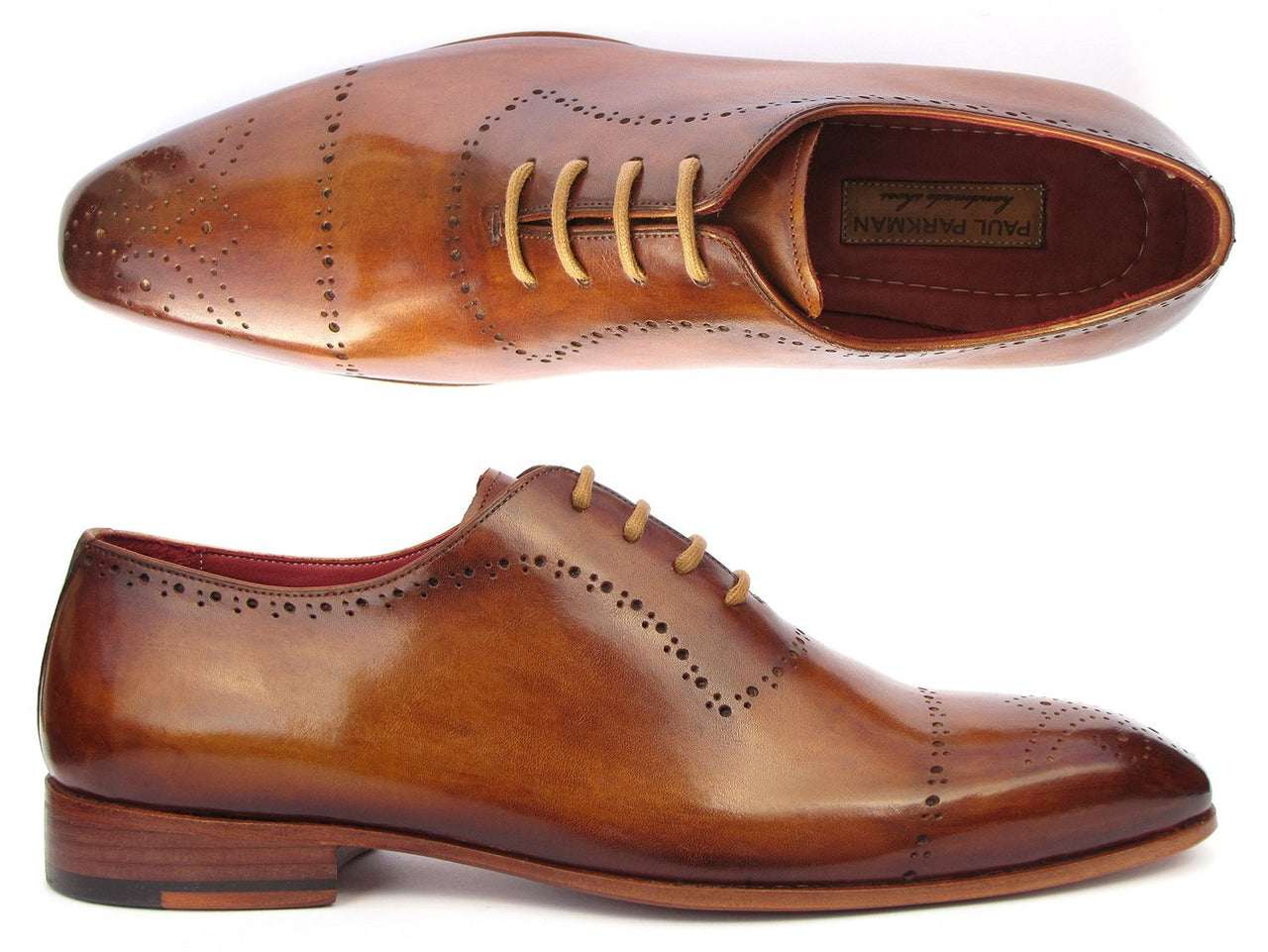 Paul Parkman - Light Brown Classic Brogues -