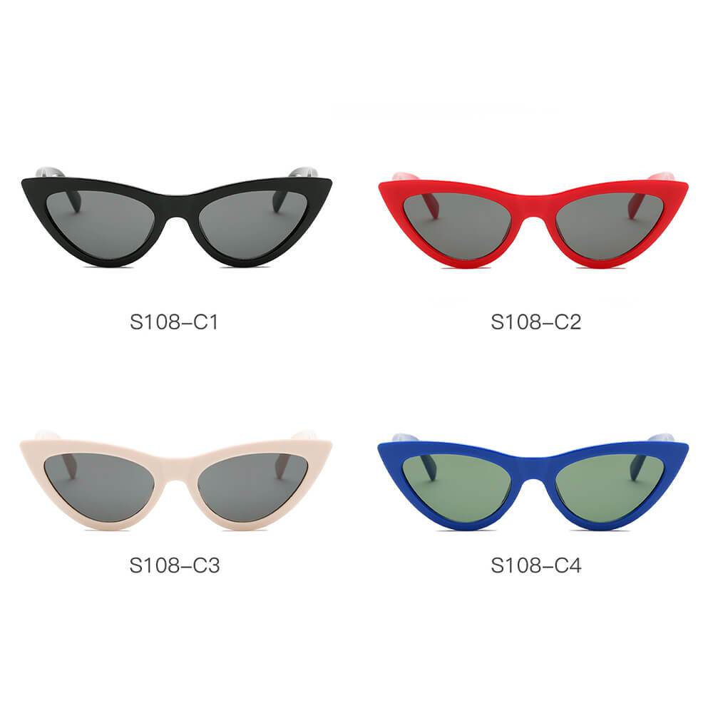 Hudson | S108 - Women Retro Vintage Cat Eye Sunglasses - 4 COLORS -