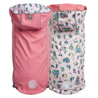 Thumbnail for Reversible Elasto-Fit Raincoat - Pink/Pink - 9 SIZES -