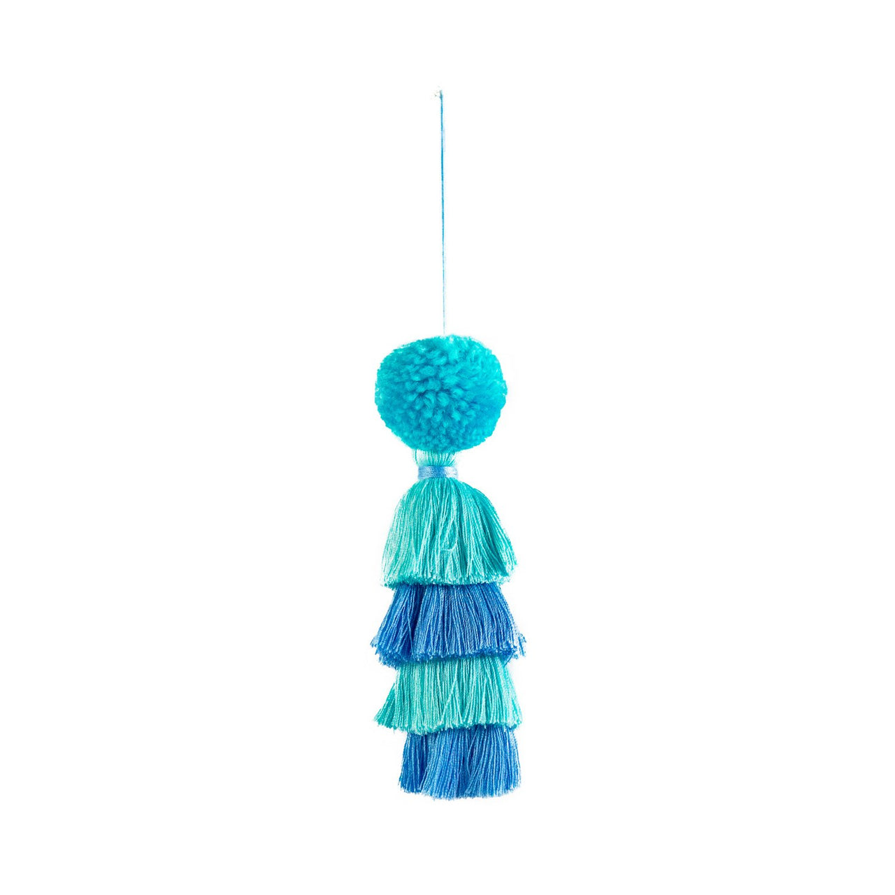 Amalfi Tassel Charm - Blue -