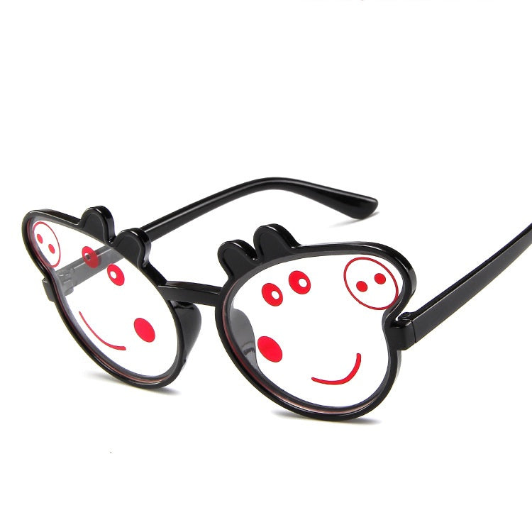 Fashion Kids Sun Glasses Cute Designers Cartoon Pig Shades Sun Glasses Children Sunglasses  - [10-15 DAY DELIVERY] - 8 COLORS -