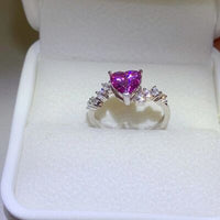 Thumbnail for 1 Carat Moissanite 925 Sterling Silver Ring