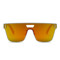 Thumbnail for Devon | S2075 - Retro Square Mirrored Sunglasses - 4 COLORS -