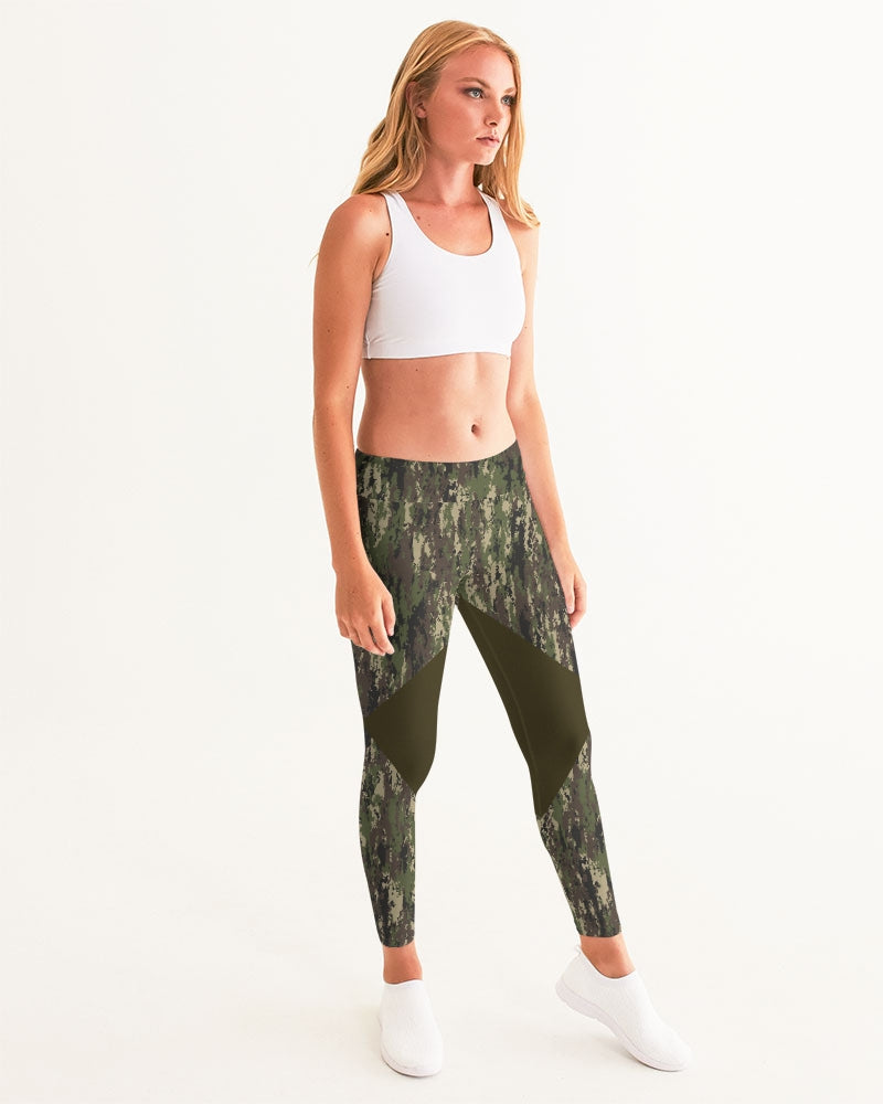 Chaluisant - Graphic Camo Women's Yoga Pants -