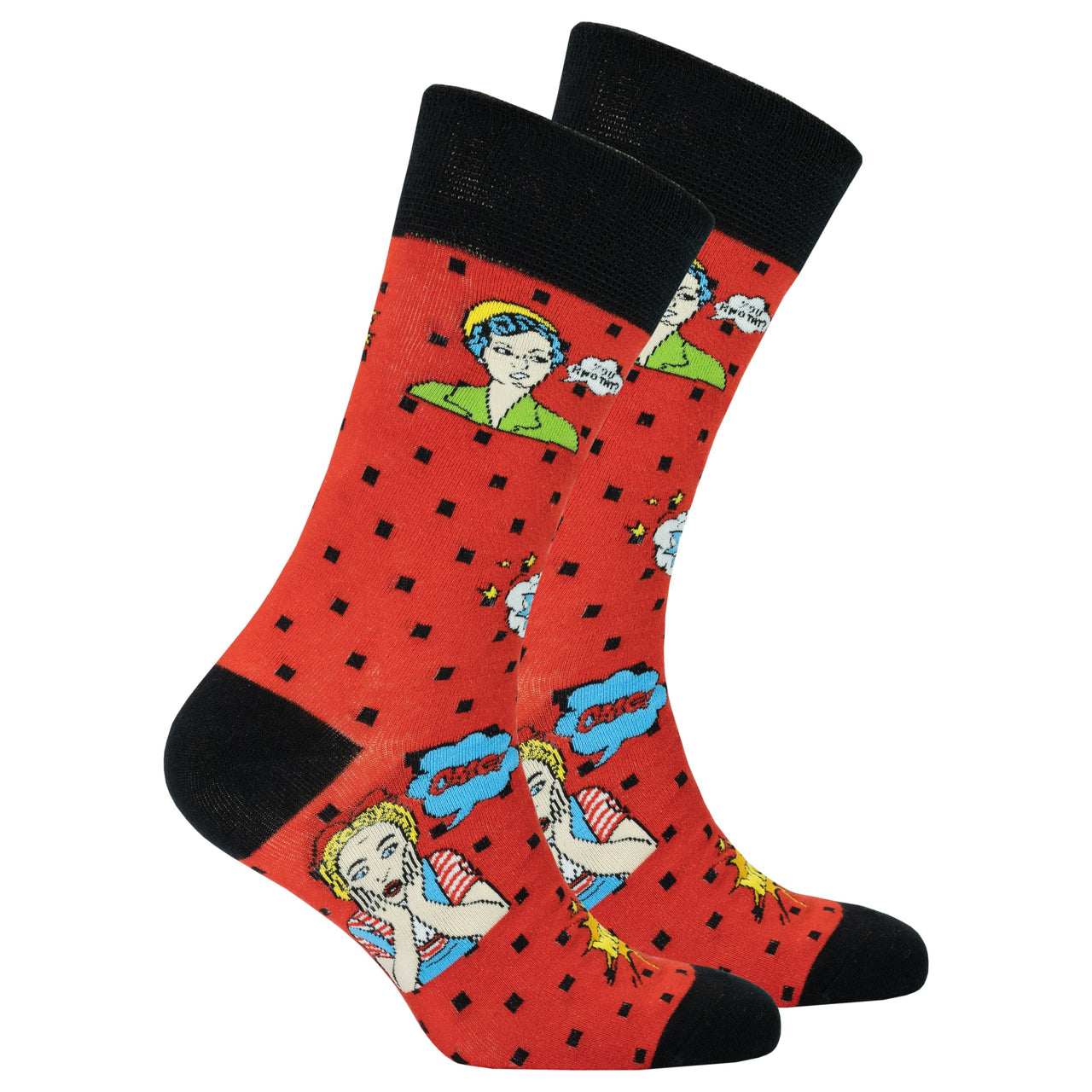 Men's Pop Art Socks - 1 COLOR -