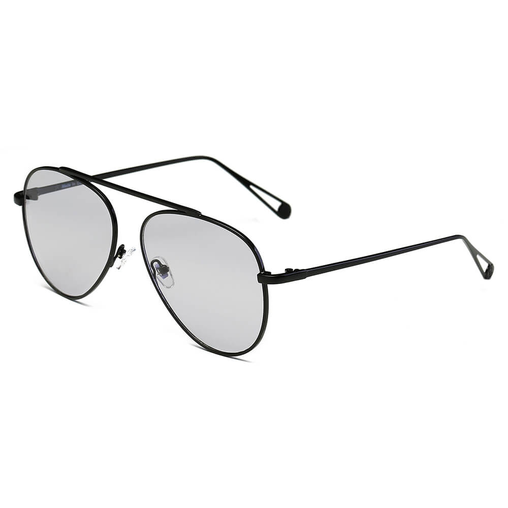 Hidalgo | S2021 - Metal Oversize Tinted Lens Aviator Sunglasses - 8 COLORS -