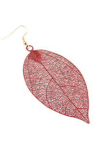 Thumbnail for Filigree Leaf Earrings - 5 COLORS -