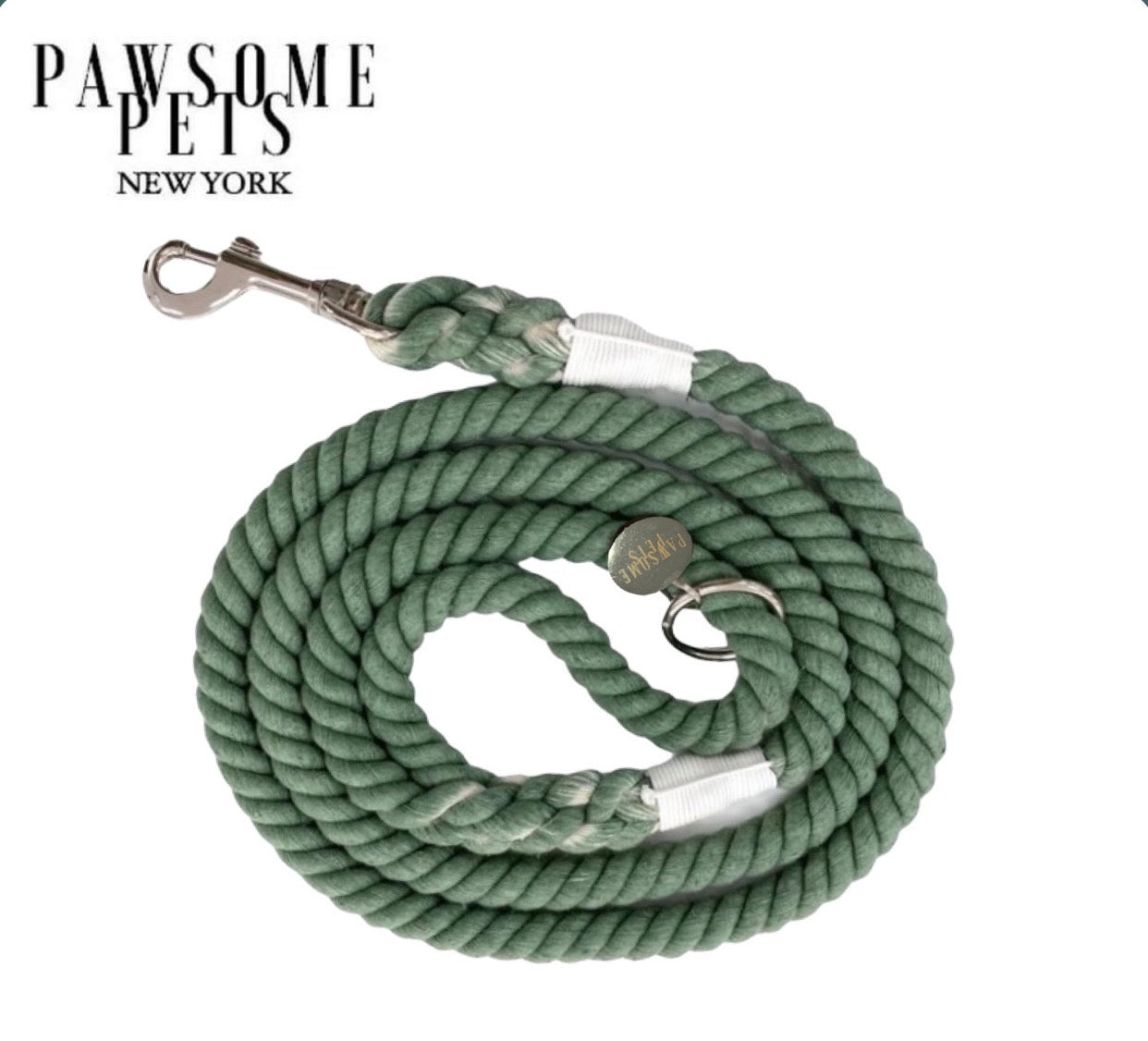 Rope Leash - Emerald Green -