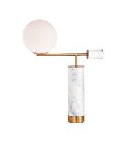 Thumbnail for GFURN - Marble Balance Design Table Lamp - 2 BASE COLORS -