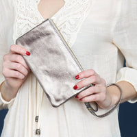 Thumbnail for Riah Fashion - Leather Wallet With Detachable Wristlet - 25 COLORS -