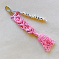 Thumbnail for Macrame Beloved Boho Key Chain - 7.5