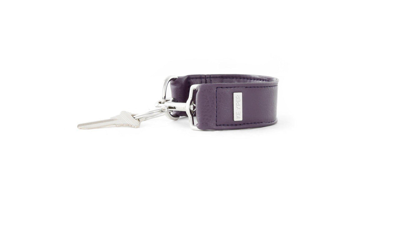 Keyper - Pretty Purple Vegan Leather 4 PC WRISTLET SET - 2 OPTIONS -