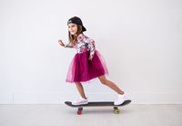 Thumbnail for Eclipse Kids - Long Sleeve Tulle Dress - Crows N Roses - SIZES 2T THRU 11/12 -