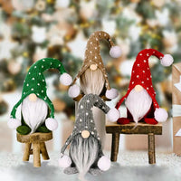 Thumbnail for Christmas Knitted Xmas Gnomes - Home Decoration - 10.63