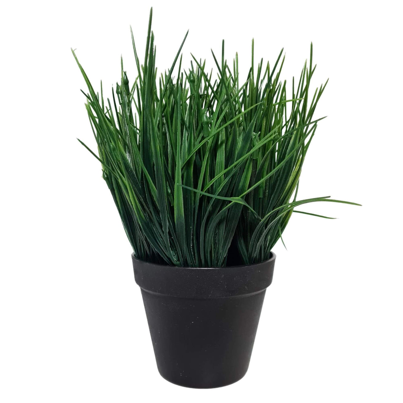 Artificial Ornamental Potted Dense Green Grass UV Resistant 30cm (Overstock Clearance) -