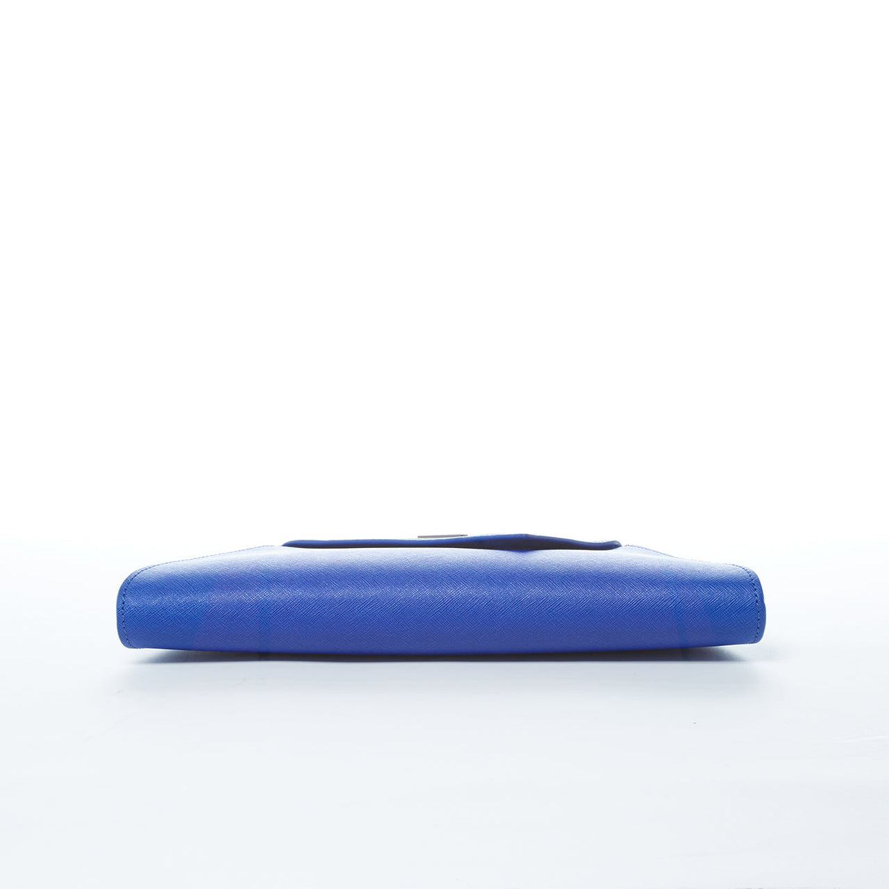 Angelica Cobalt Blue Leather Clutch Bag -