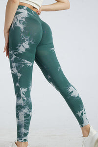 Thumbnail for Tie-Dye High Waist Active Leggings - T - 10 COLORS -