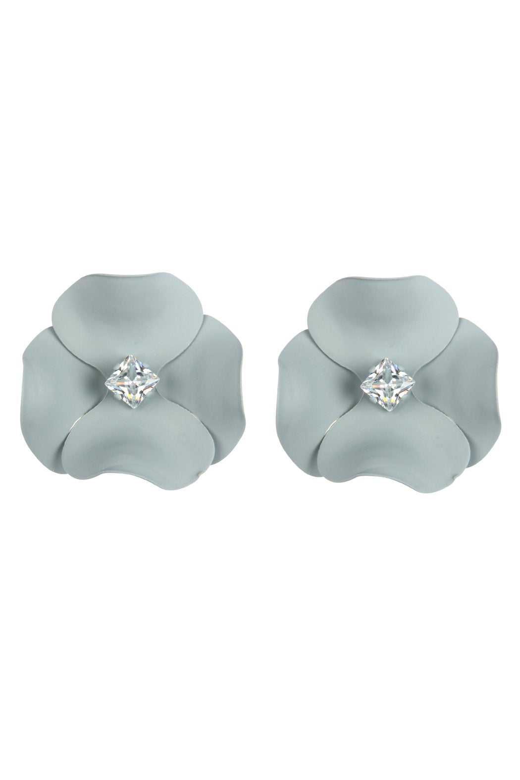 Riah Fashion - Flower Earrings - 7 COLORS -