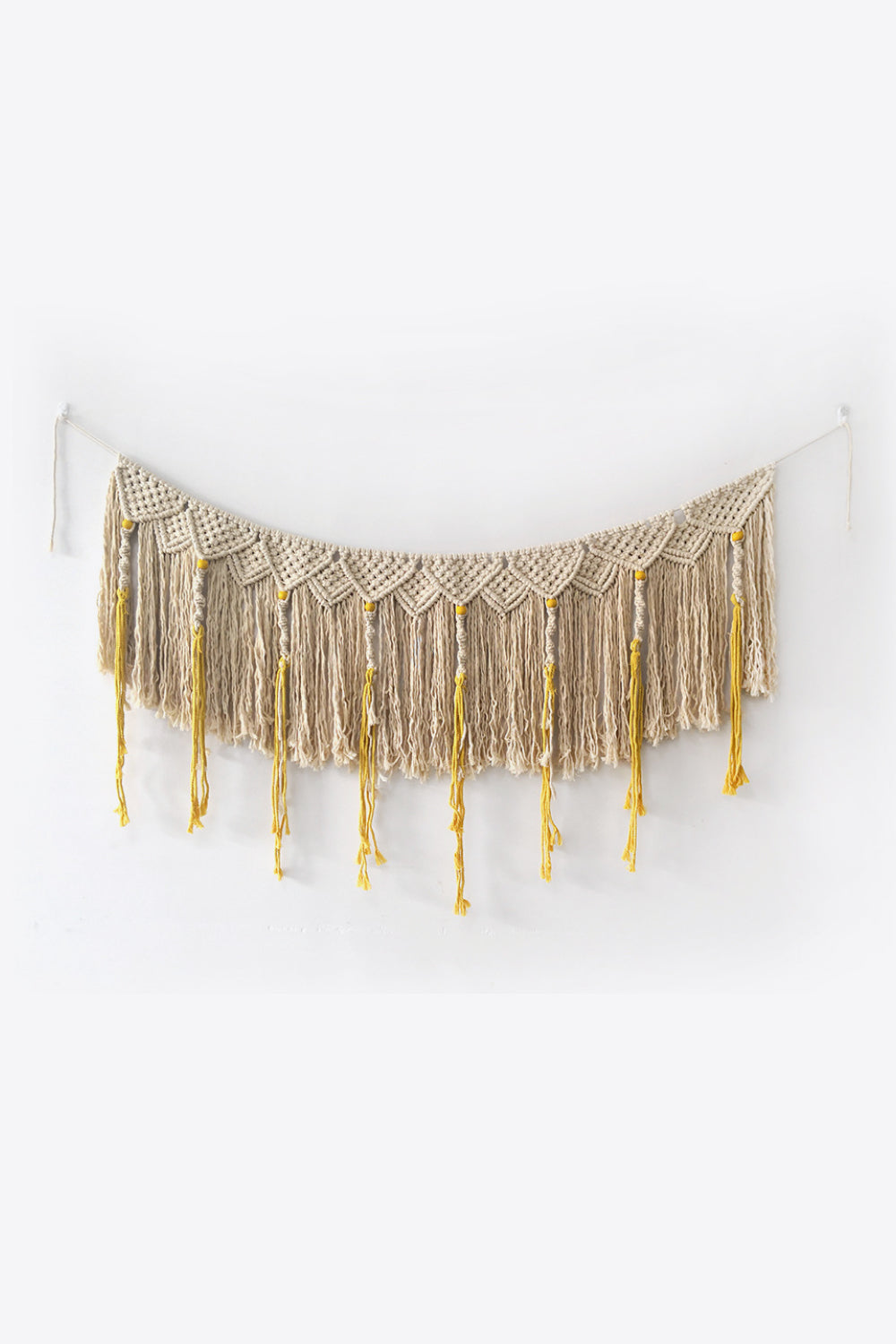 Fringe Macrame Wall Hanging - 53.5" X 15.7" - T - 1 COLOR -