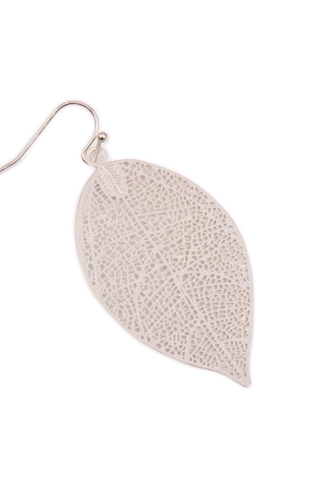 Leaf Filigree Earrings - 5 COLORS -