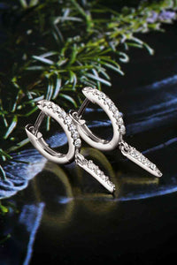 Thumbnail for Moissanite 925 Sterling Silver Huggie Drop Earrings