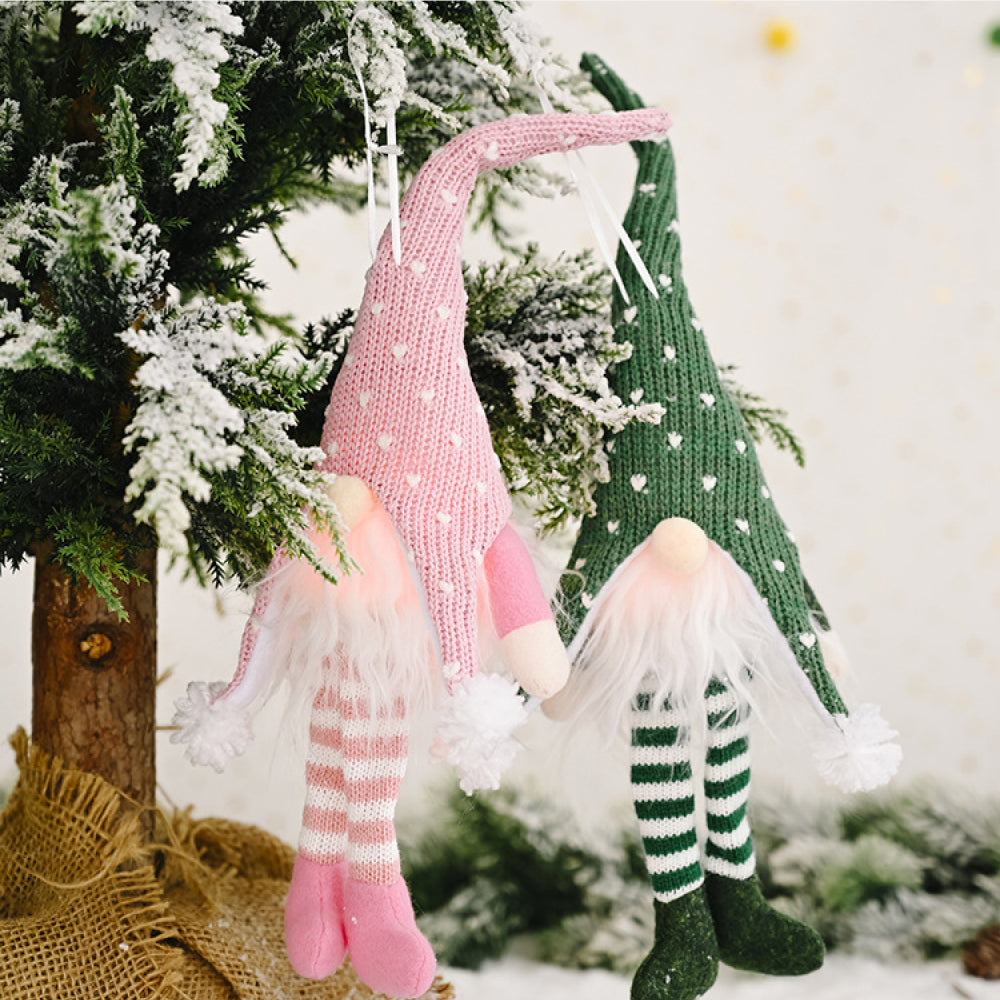 Light-Up Long Leg Christmas Gnomes - 15.7" - Batteries included - [5-10 DAY DELIVERY] - T - 5 COLORS -