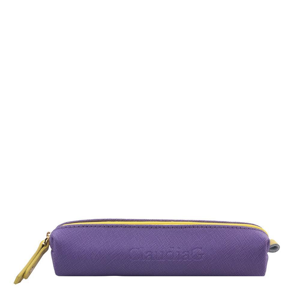 ClaudiaG - Comfy Leather Pouch - Plum - 1 COLOR -