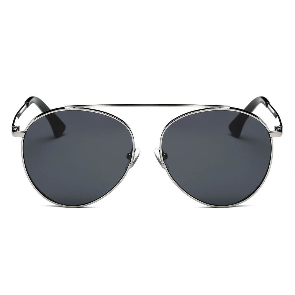 Bethel | CA08 - Retro Mirrored Lens Teardrop Aviator Sunglasses - 6 COLORS -