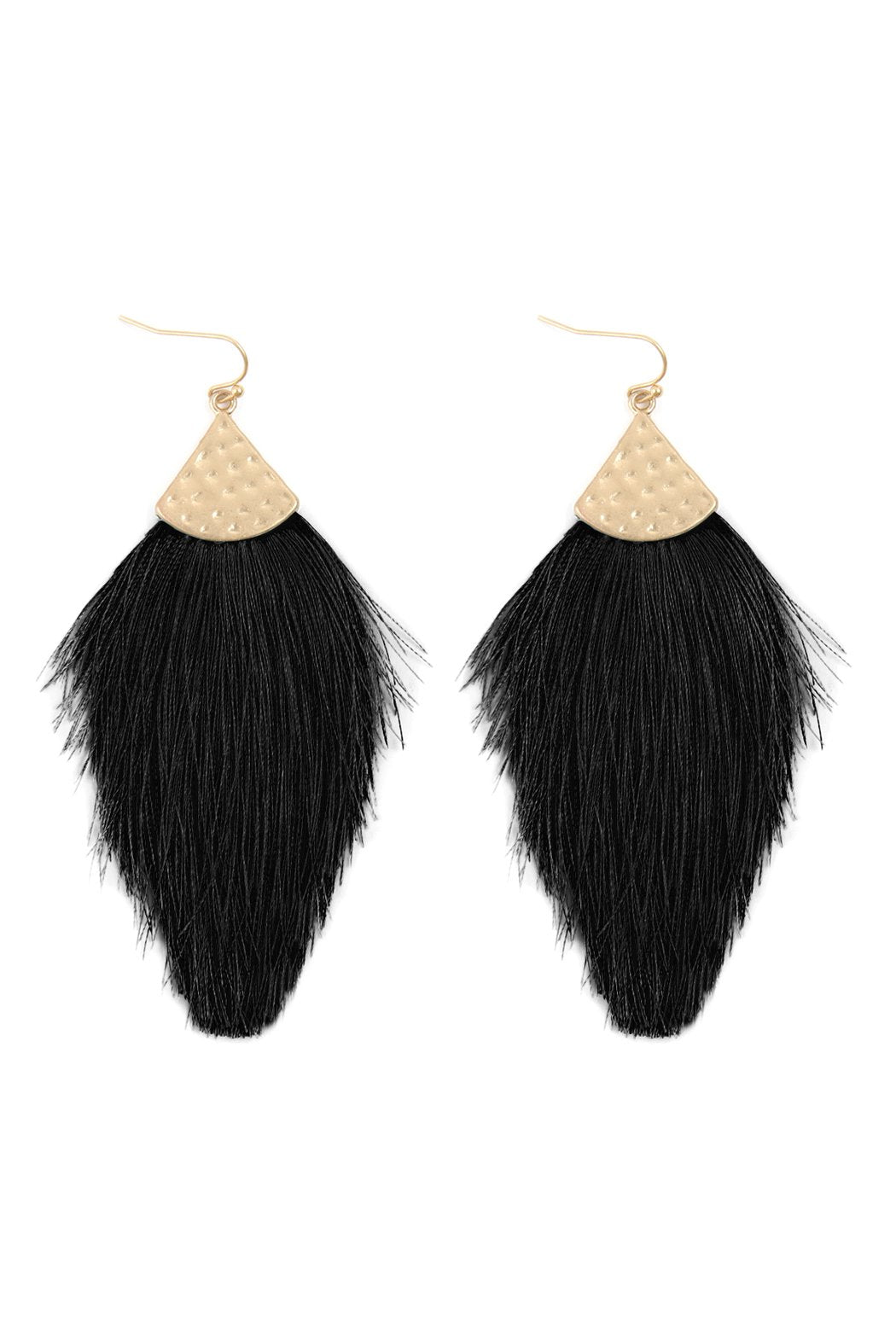 Thread Tassel Drop Earrings - 15 COLORS -