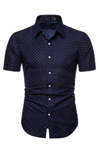 Thumbnail for Men's Summer Fashion Short Sleeve Printed Shirt - K - 1 COLOR -